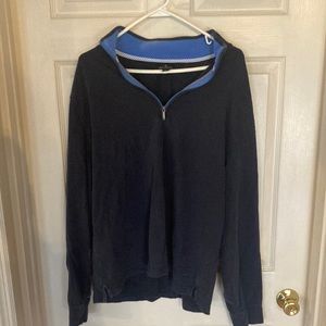 BROOKS BROTHERS Mens XL Navy pullover
